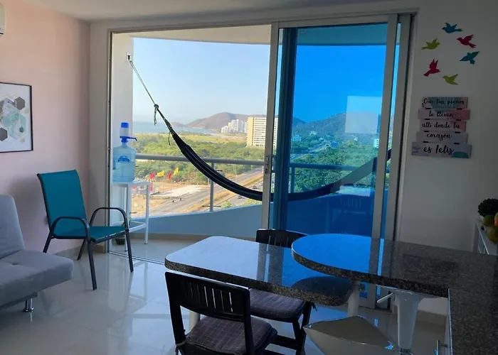 Pozos Colorados Santa Marta - Hermoso Apartamento 1005 vista al mar